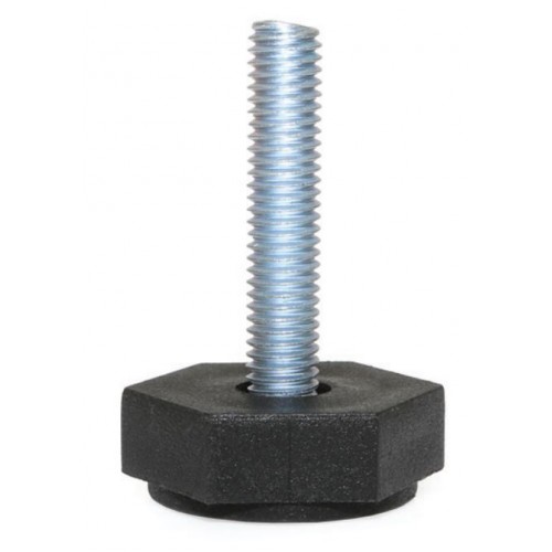 Rigid Adjustable Levelling Glide With Hex Base